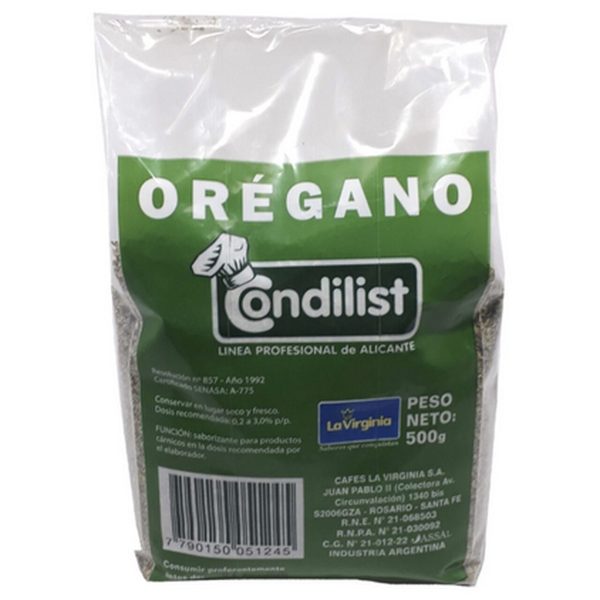 OREGANO CONDILIST