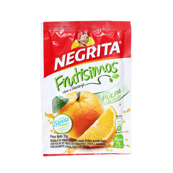Refresco Frutisimos Naranja "NEGRITA". 20g