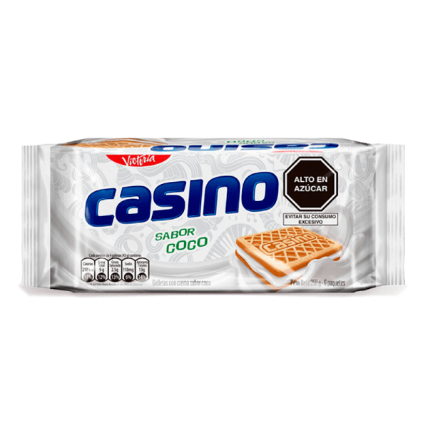 Galletas Casino COCO 43 g. Pack x 6 Unid.