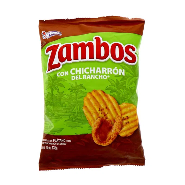 ZAMBOS CON CHICHARRON 138 GR X 24